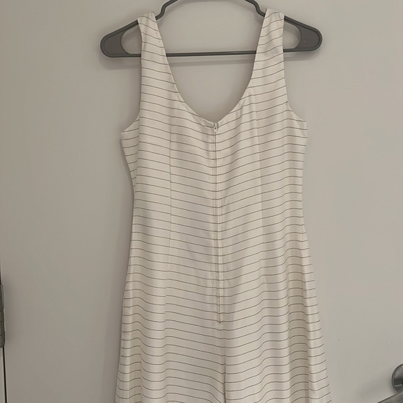 Keepsake the Label Fever Striped Wide Leg Ivory Jumpsuit, NWT Size 4 - Picture 10 of 15